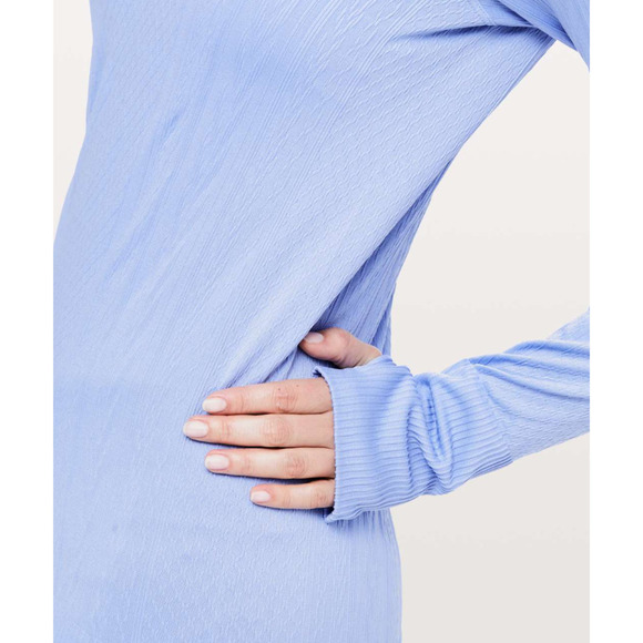 Lululemon Mock Neck Long Sleeve Layer Lilac 6 NWOT - Picture 5 of 11